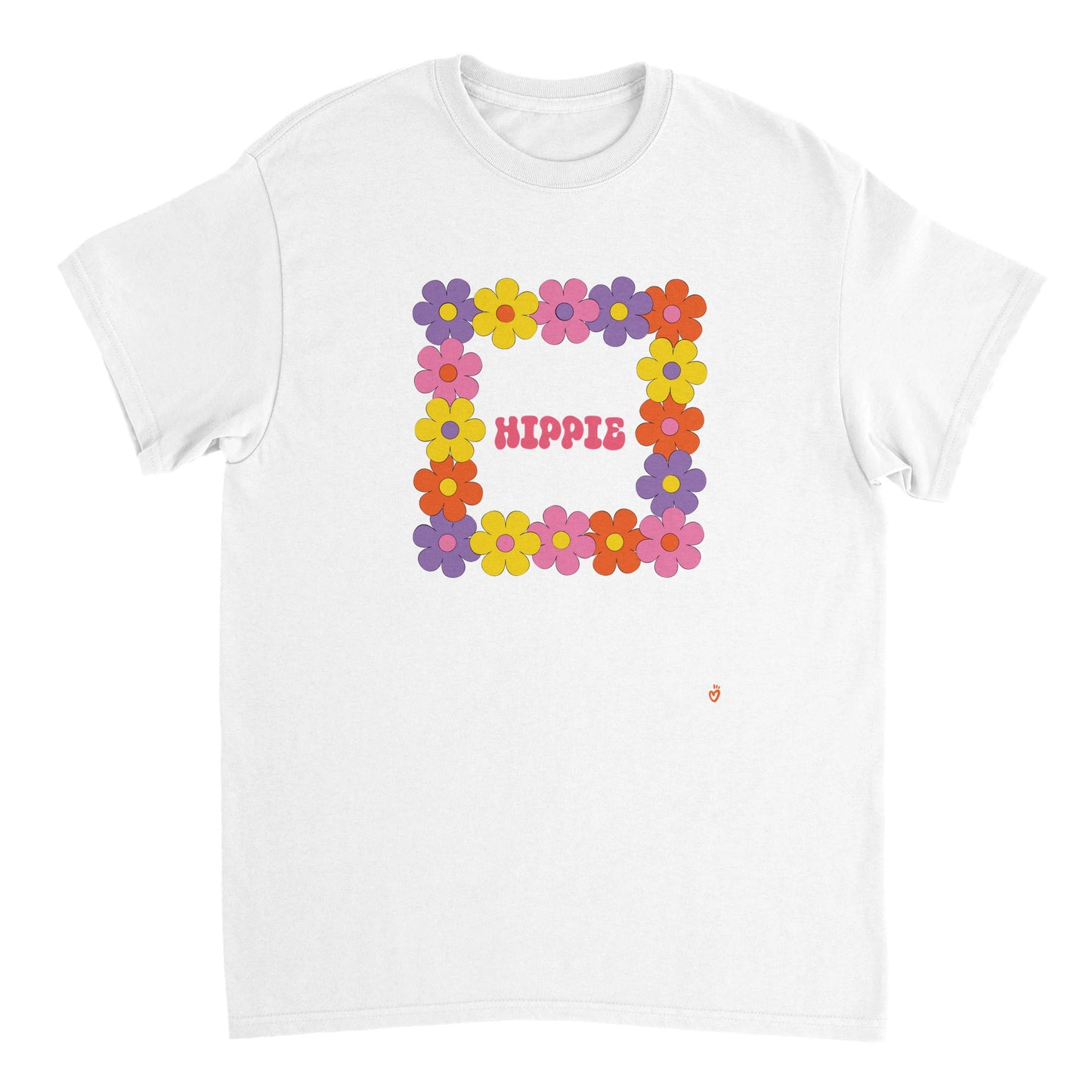 T-shirt vintage - Hippie Fleurs