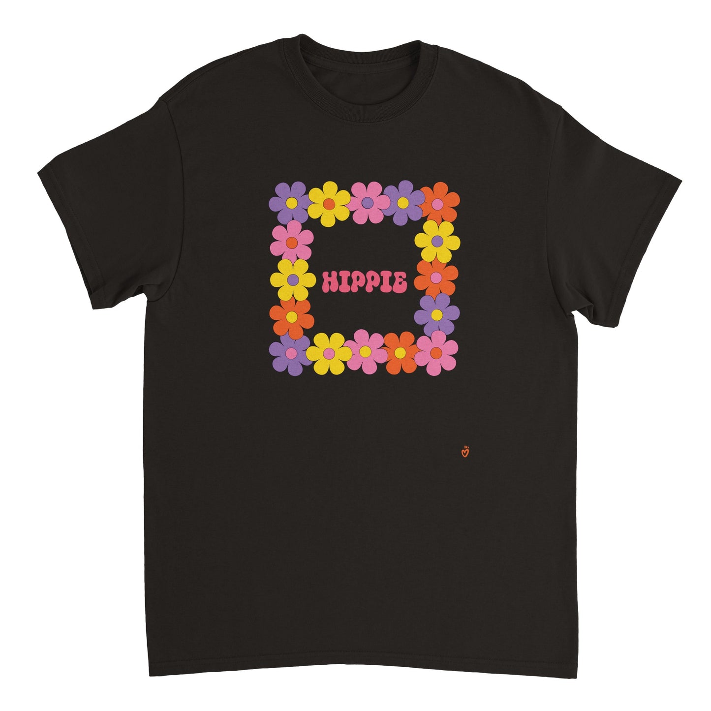 T-shirt vintage - Hippie Fleurs