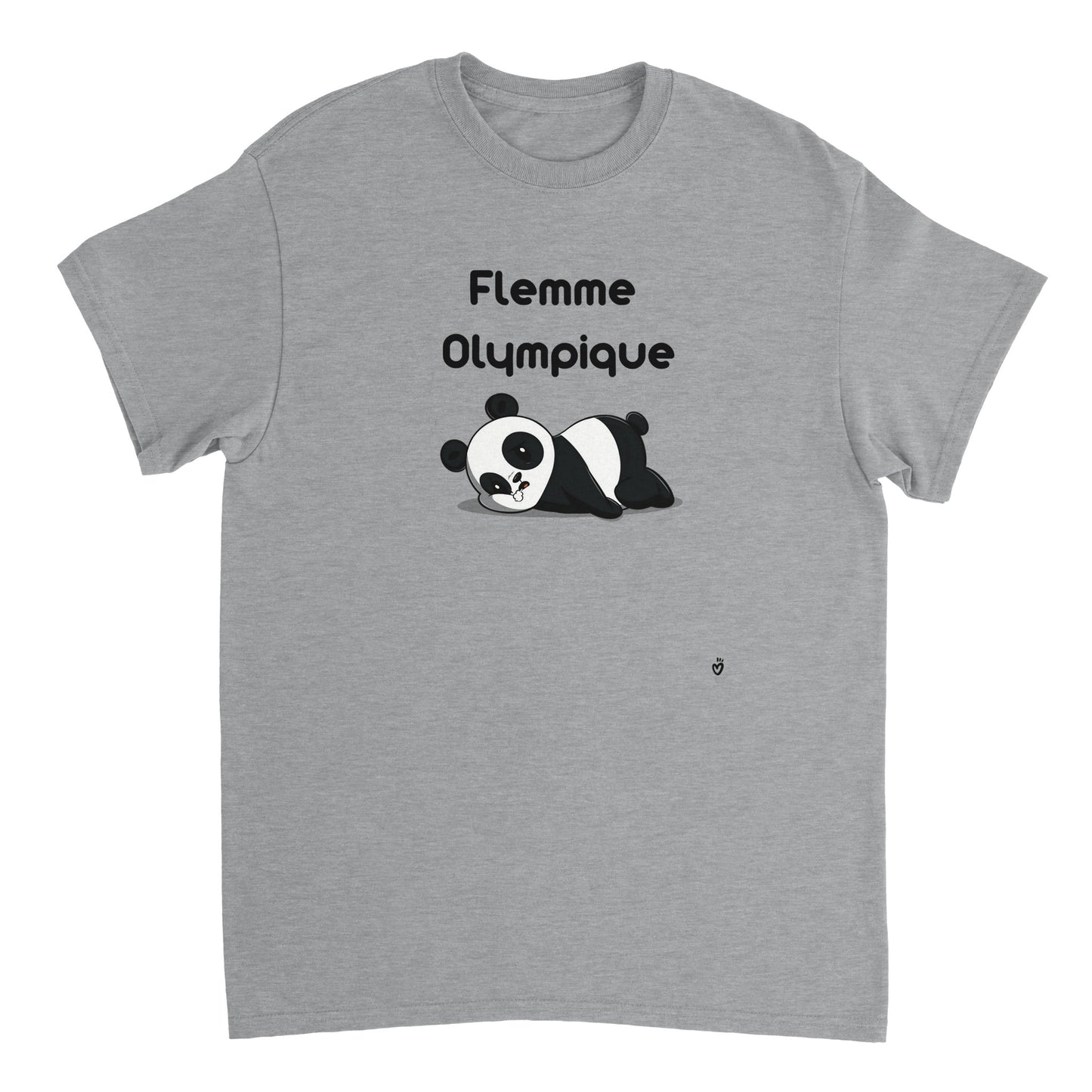 T-shirt humour Flemme olympique